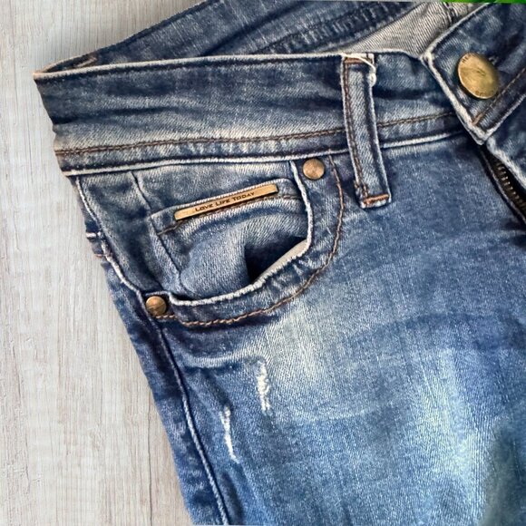 REPLUS Stretch Denim Low Rise Skinny Distressed Denim Jeans Made In Turkey 27 - Picture 4 of 8